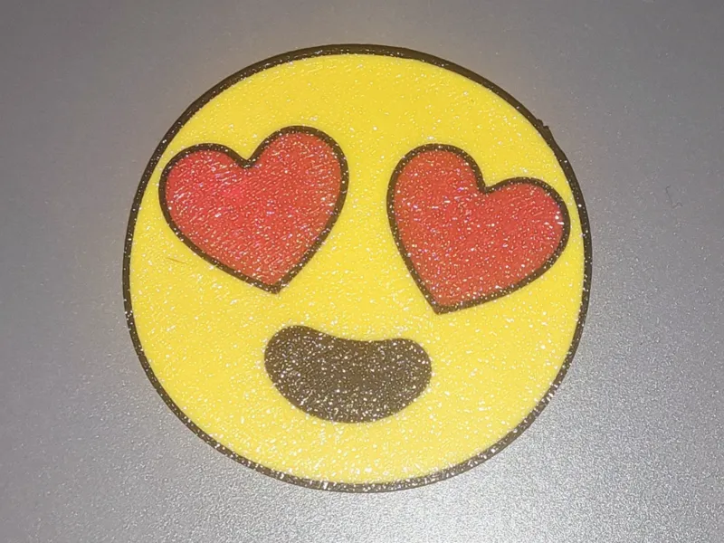 emoji love with built-in magnet