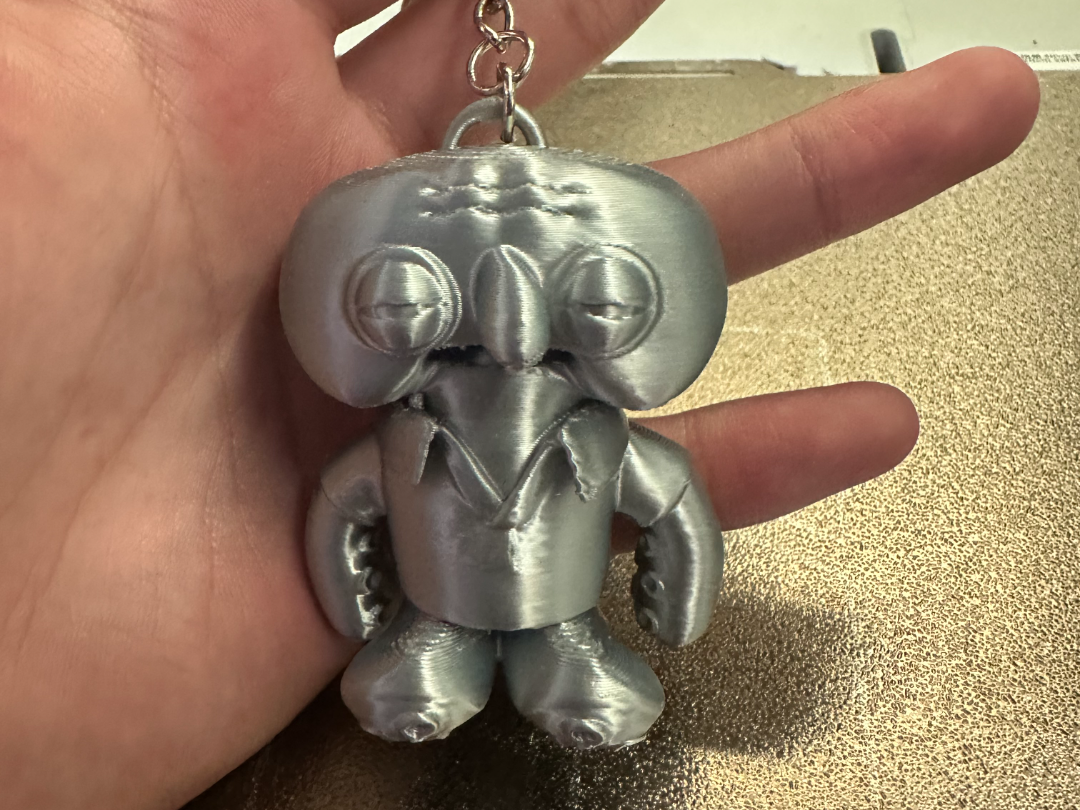 Squidward Fuggler Keychain 3D model