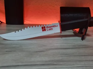 Bambulab Hunting Knife Fidget Toy