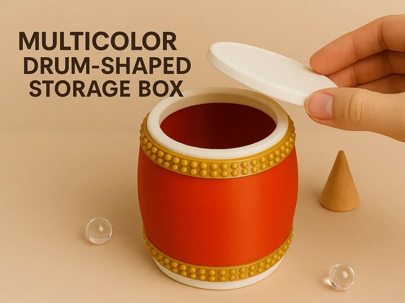鼓型收纳盒 Drum-shaped Storage Box