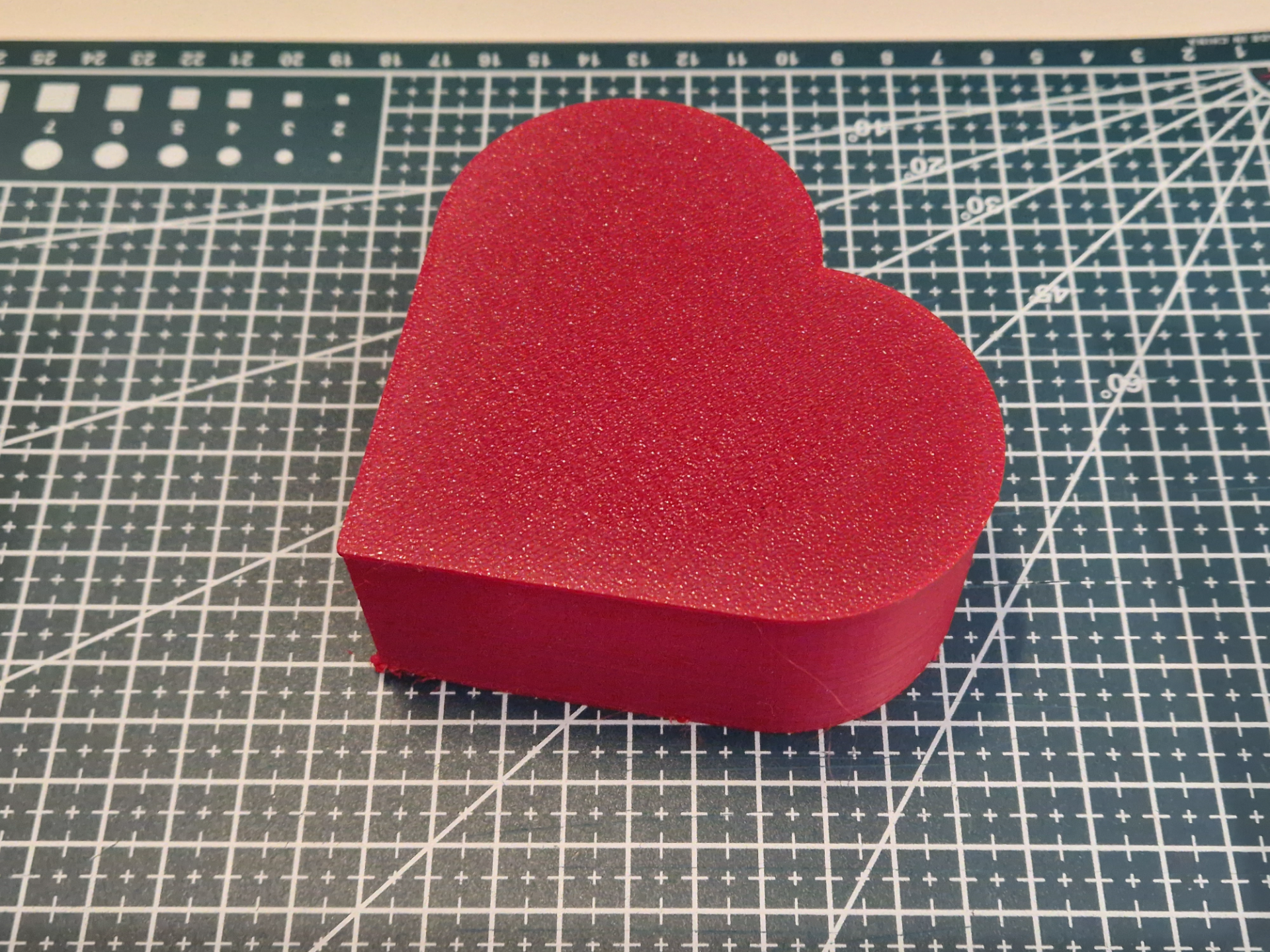 Scatola Parametrica a forma di cuore con coperchio