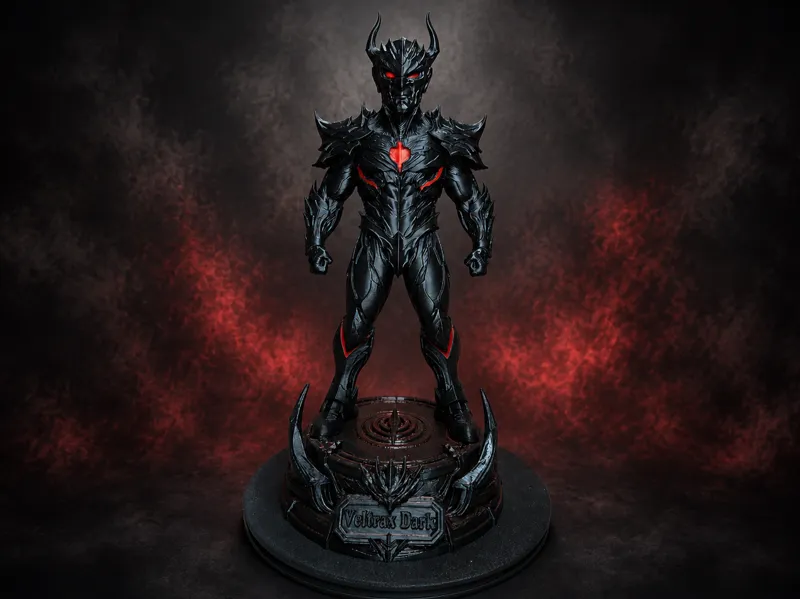 Veltrax Dark - Neon Core Universe Figure
