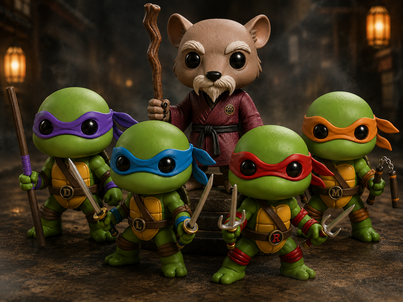 TMNT Turtle Figures 
