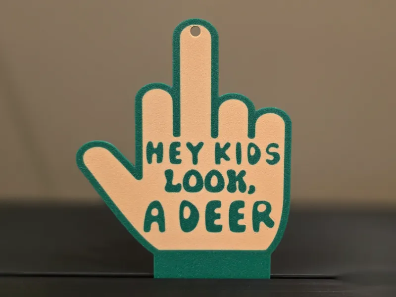 Christmas Vacation - Look Kids a Deer Ornament