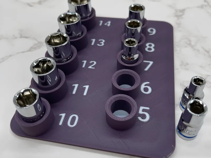 Holder - QUINN 1/4 in. Drive Metric Socket Set
