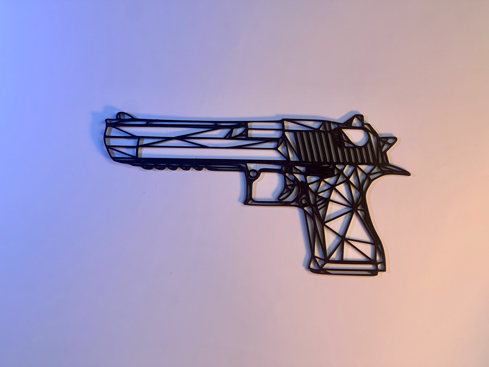 Art mural Low Poly Desert Eagle CSGO / CS2