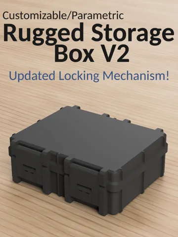 Organizador: Parametric Rugged Storage Box V2 — vista de referencia 2