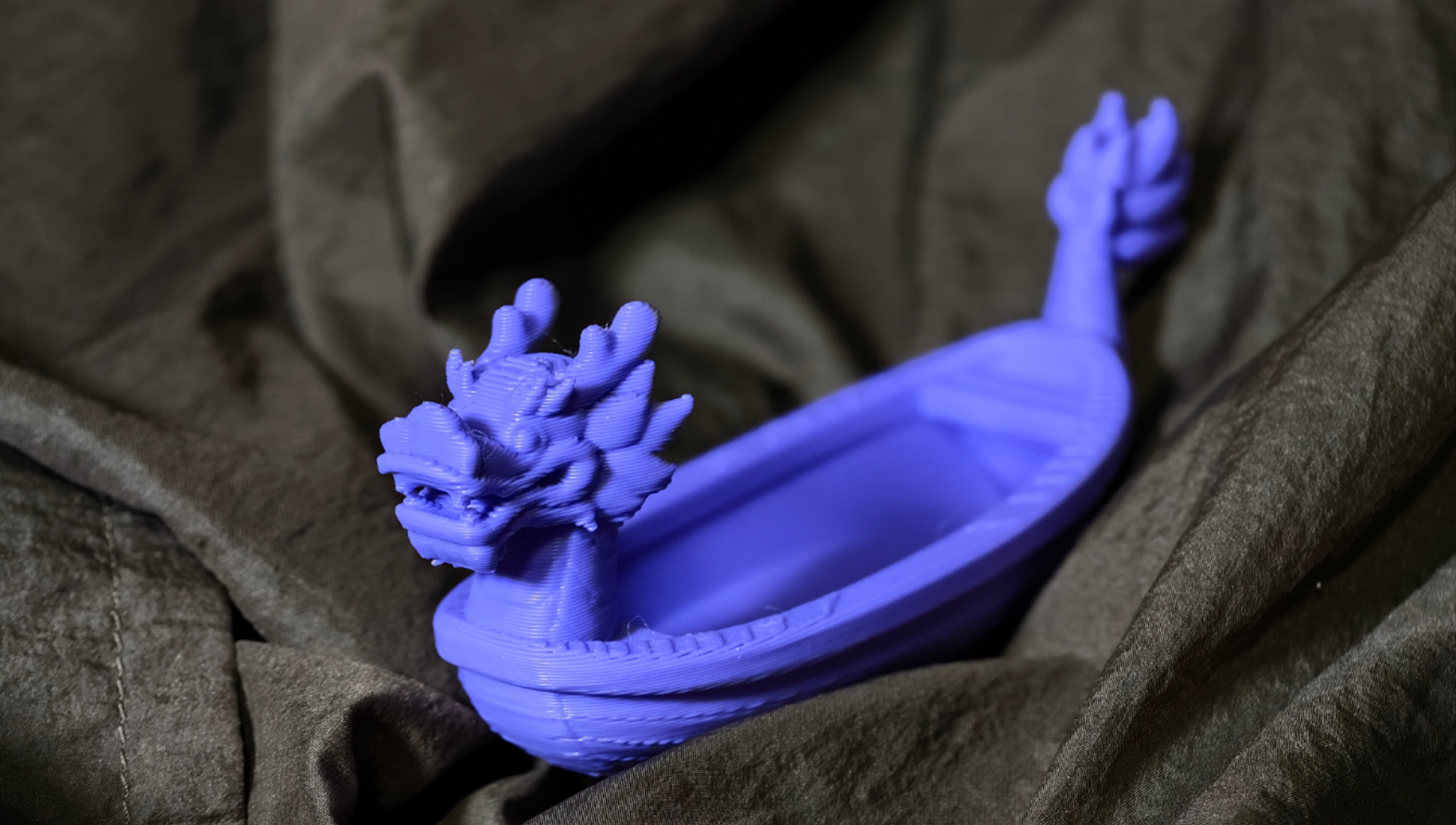 Miniatura 2 do modelo 3D 可以浮在水上的龙舟