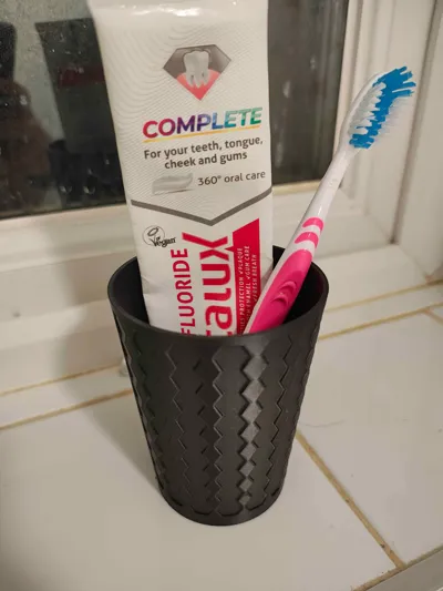 Simple Toothbrush/Toothpaste Holder Cup
