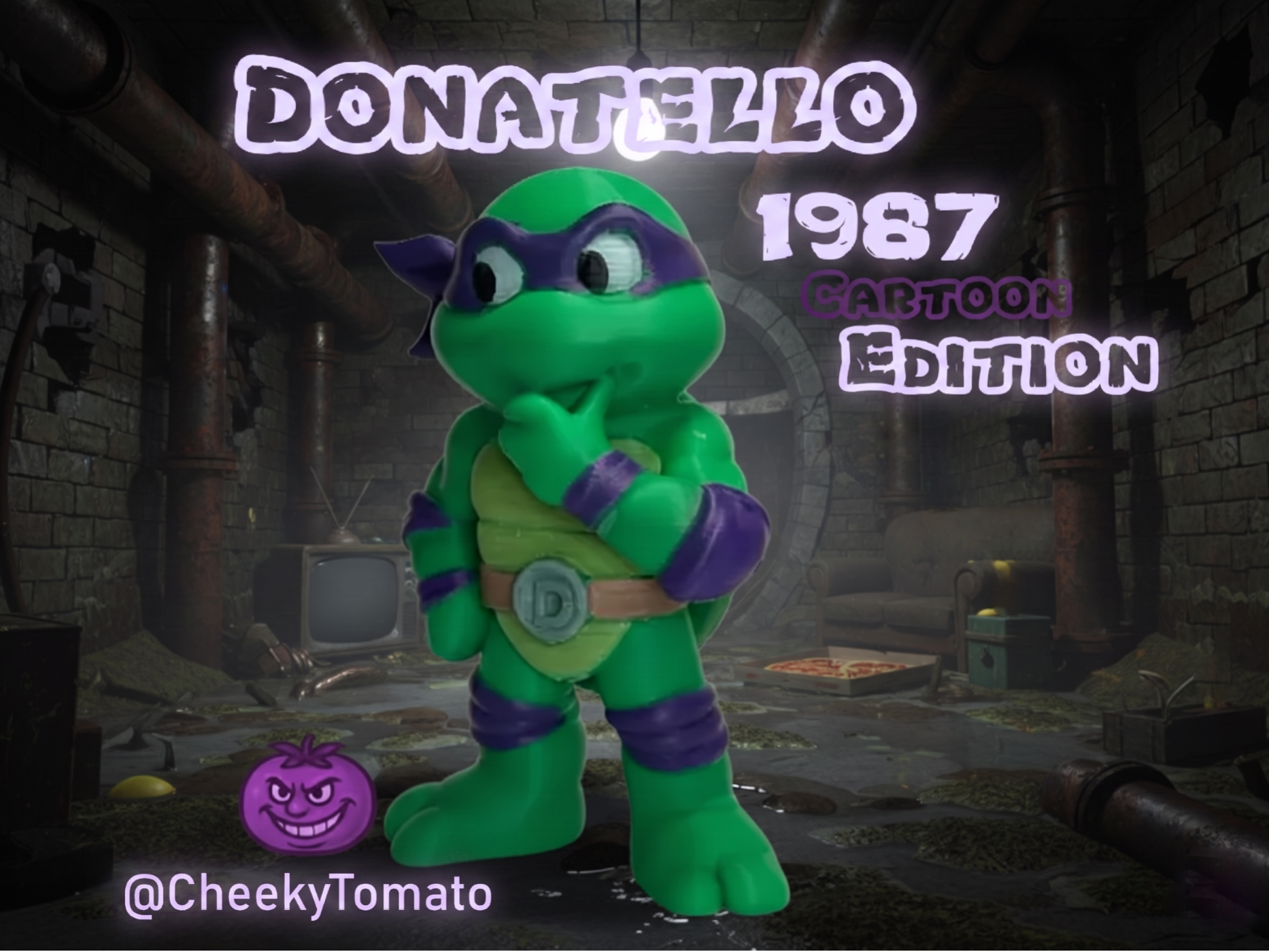 Donatello – TMNT 1987 DeskBuddy Figurine