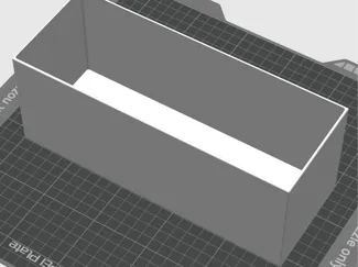 Desk Bin or bin for narrow 200mm x 100mm x 95mm
