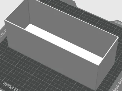 Desk Bin or bin for narrow 200mm x 100mm x 95mm