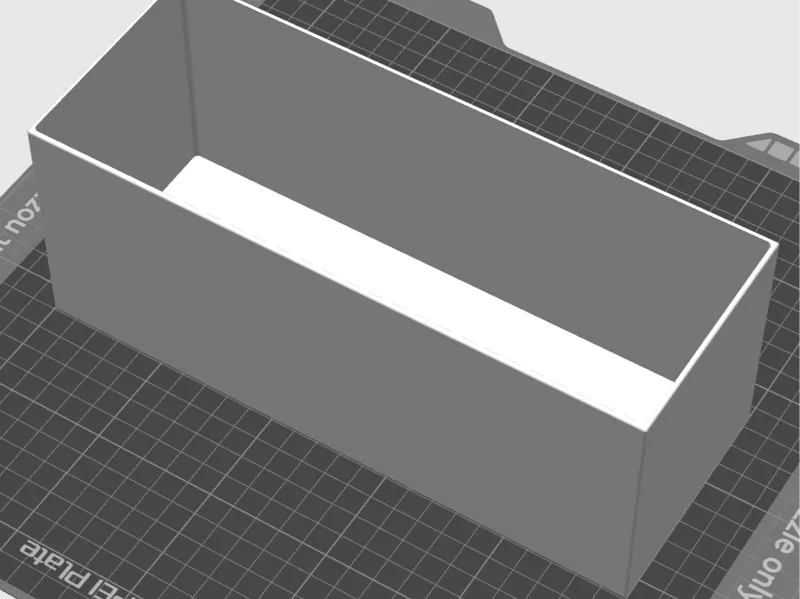 Desk Bin or bin for narrow 200mm x 100mm x 95mm