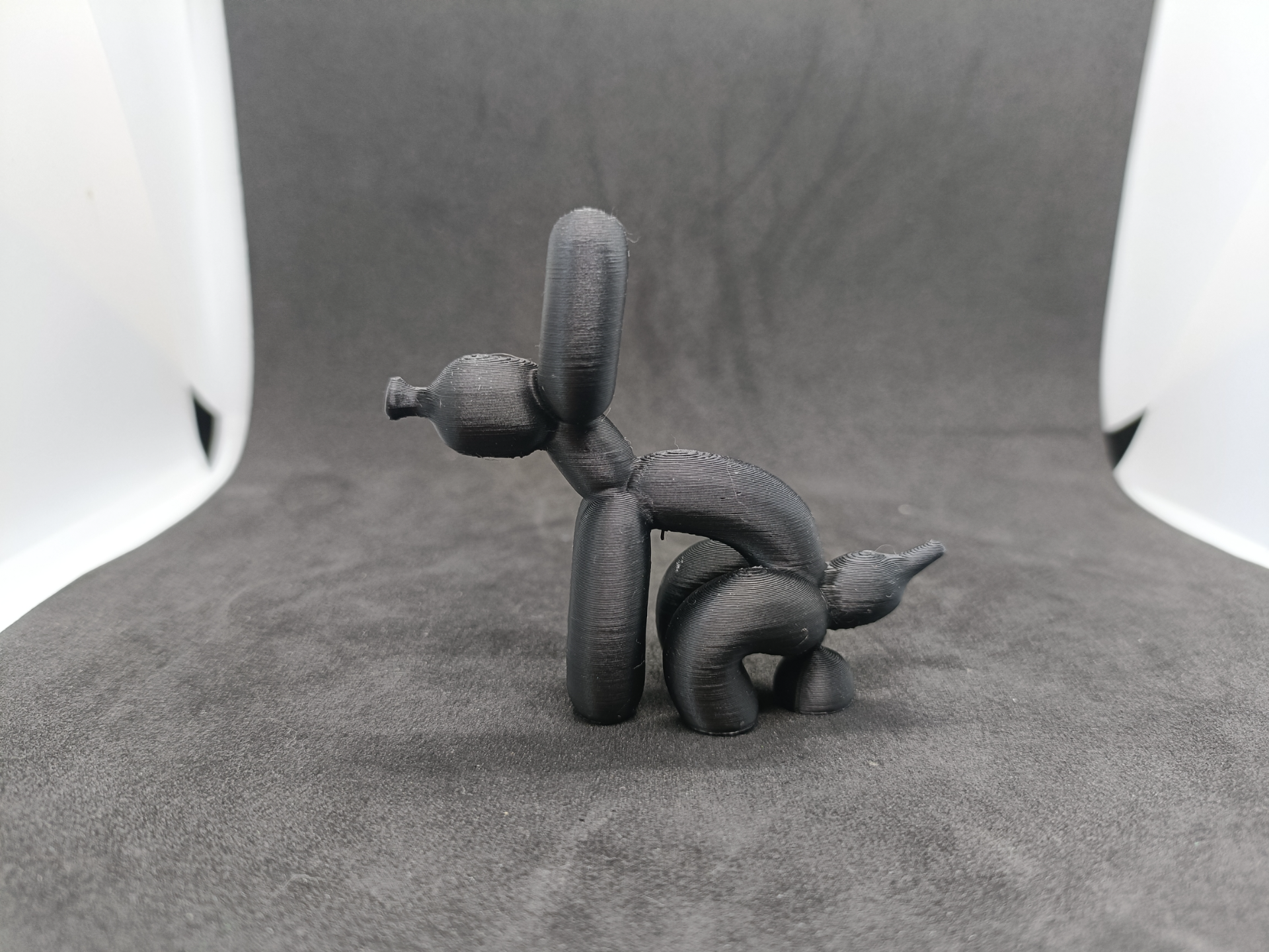 Humorous Pooping Balloon Dog 3D Sculpture Decor