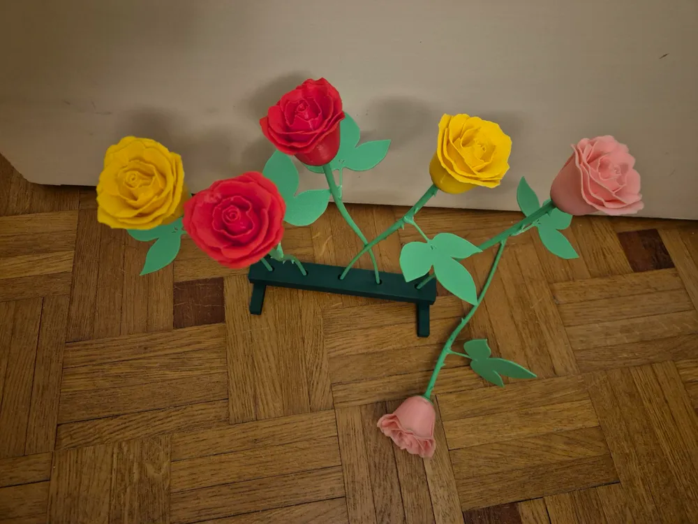 Work Sorting Roses Sort Order - Roses Remixed by SchoolPrinter - MakerWorld