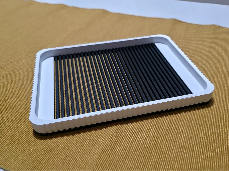 Modern Slatted Tray