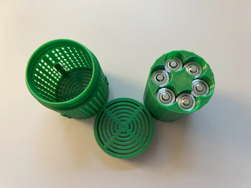 Battery holder for Bambu Desiccant Container