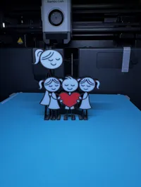 Mother 2 Daughters 1 Son 0.2mm layer, 2 walls, 10% infill