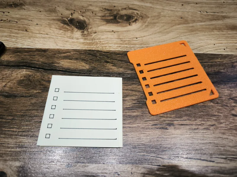 GRID for a NOTE BOX - 85x85 mm