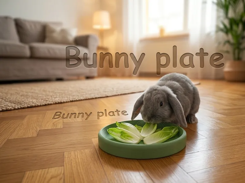 Bunny plate
