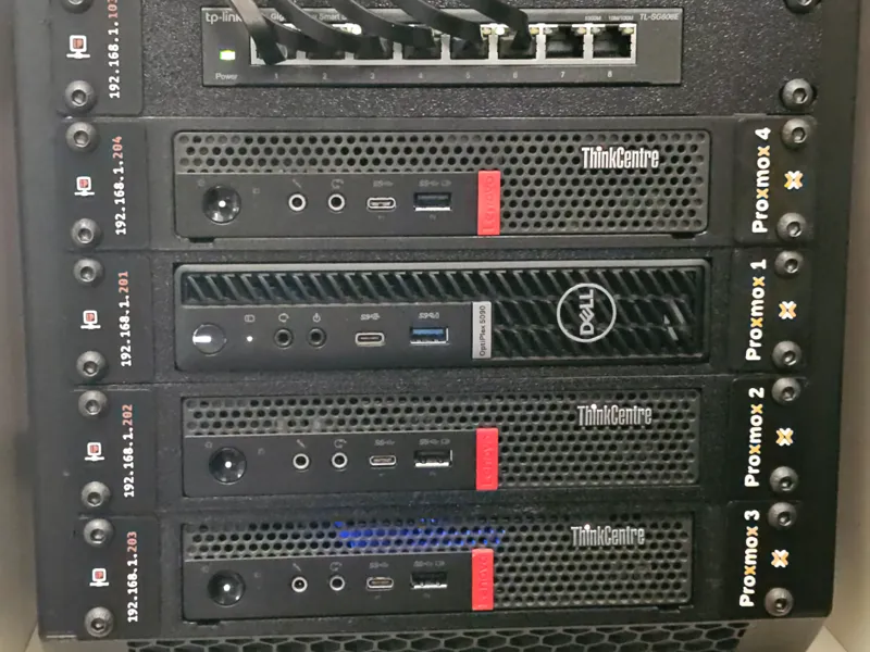 Parametric Homelab Rack Labels