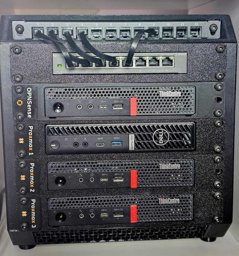 Mi Rack Etiquetas paramétricas para racks de homelab - Modelo de impresión 3D ...