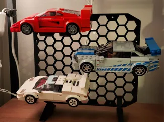 Honeycomb Storage Wall x Speed Champions mount