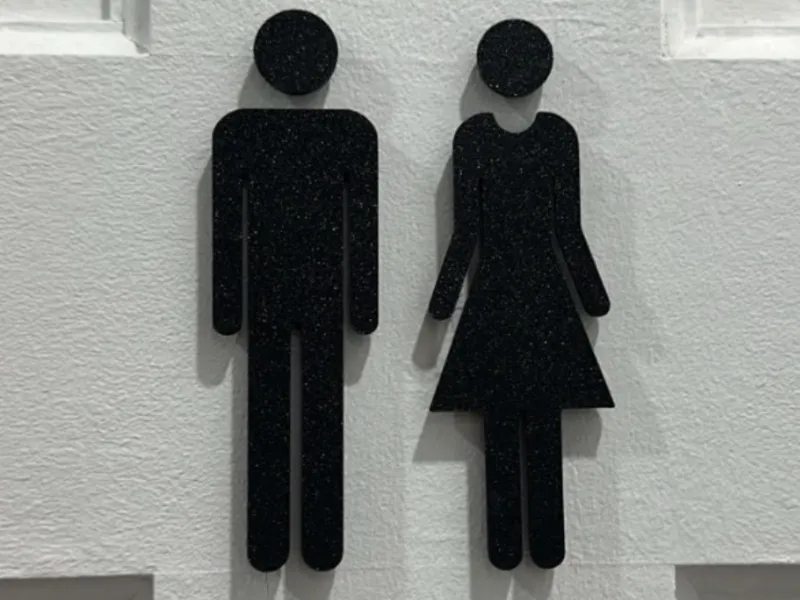 Bathroom Sign Cool Design