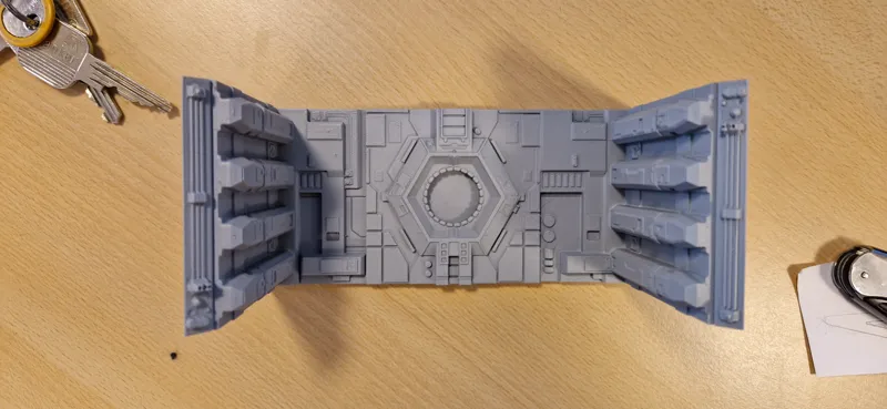 death star trench target element print 