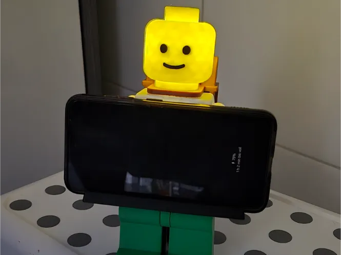 Brick Man mit induktivem Ladegerät 20cm