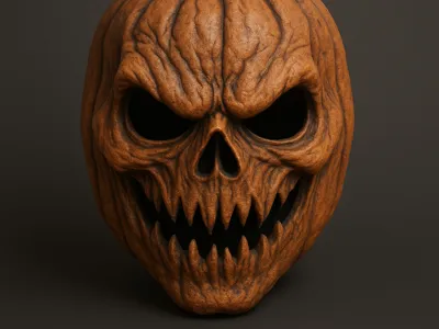 Halloween Pumpkin Mask