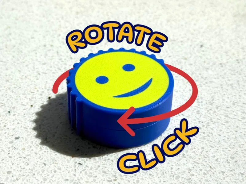 Loud Clicker Fidget - Twisty Scrub Daddy