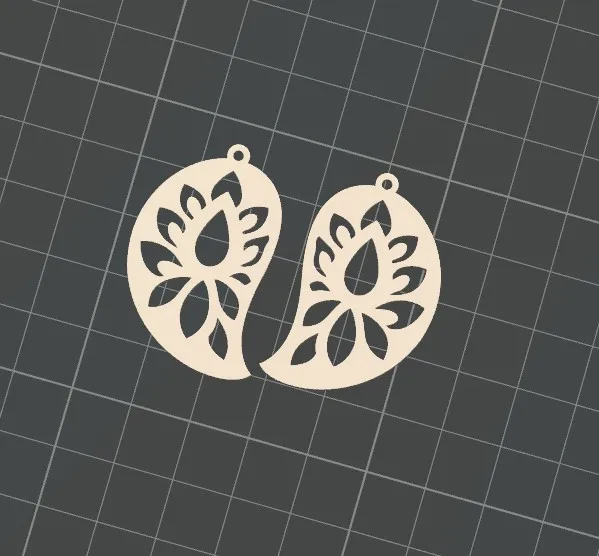 Textured Nautilus Shell Earrings view 4