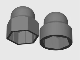 Cover Cap for M16 Hex Nuts