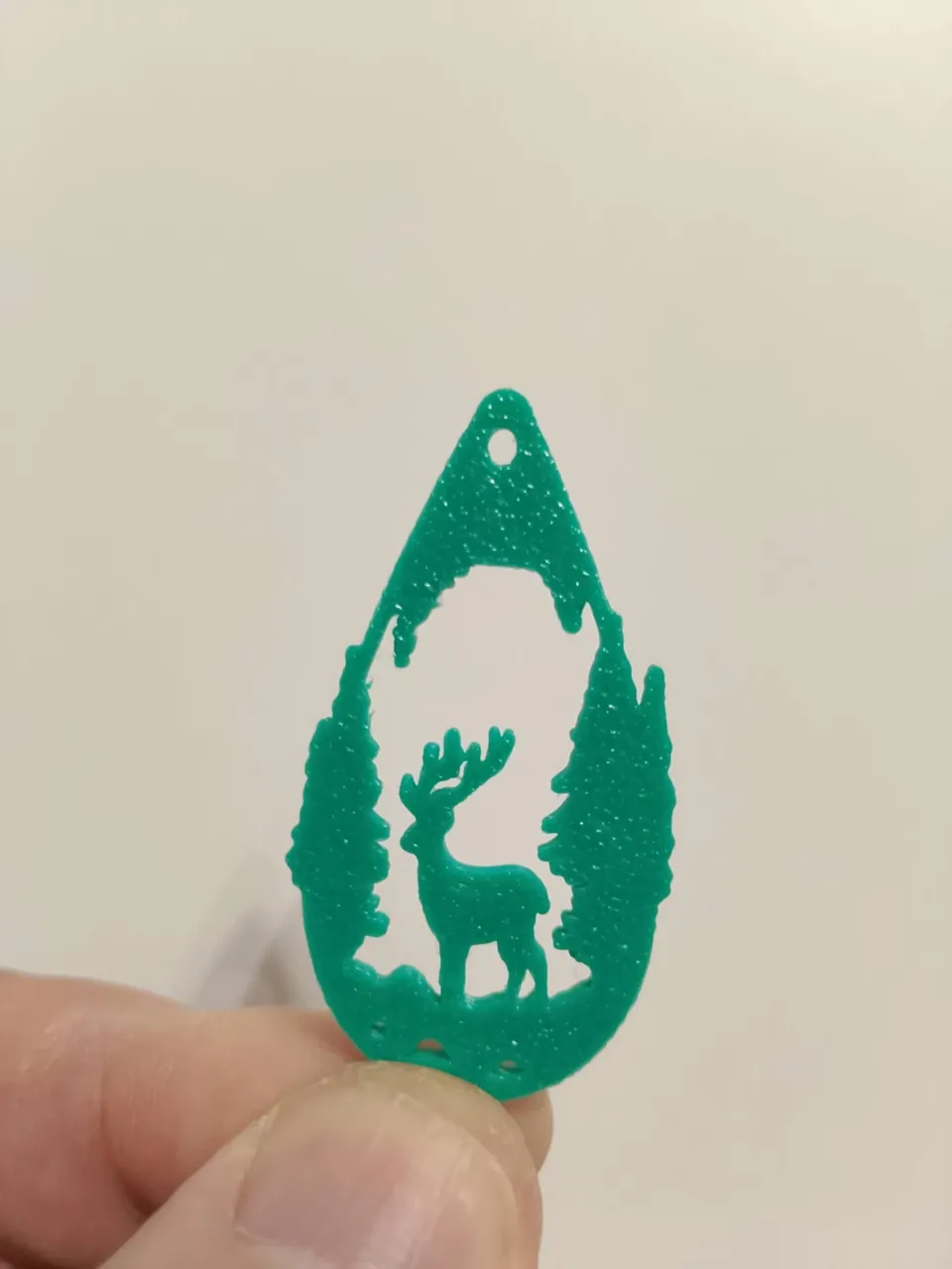 Christmas earrings view 4