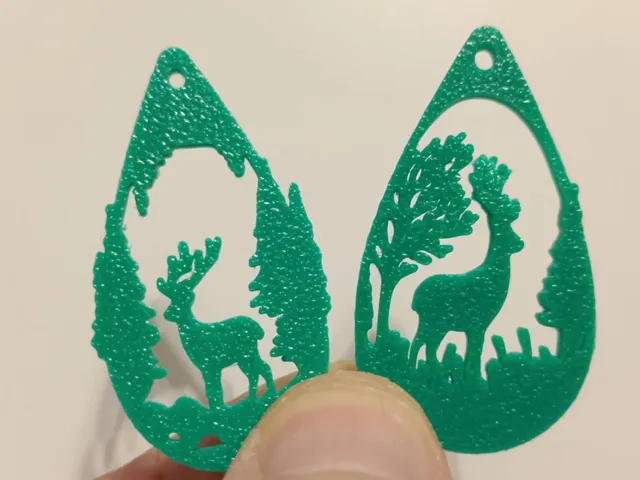 Christmas earrings