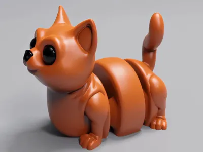 Catsio - Cute Cat - Articulated Model