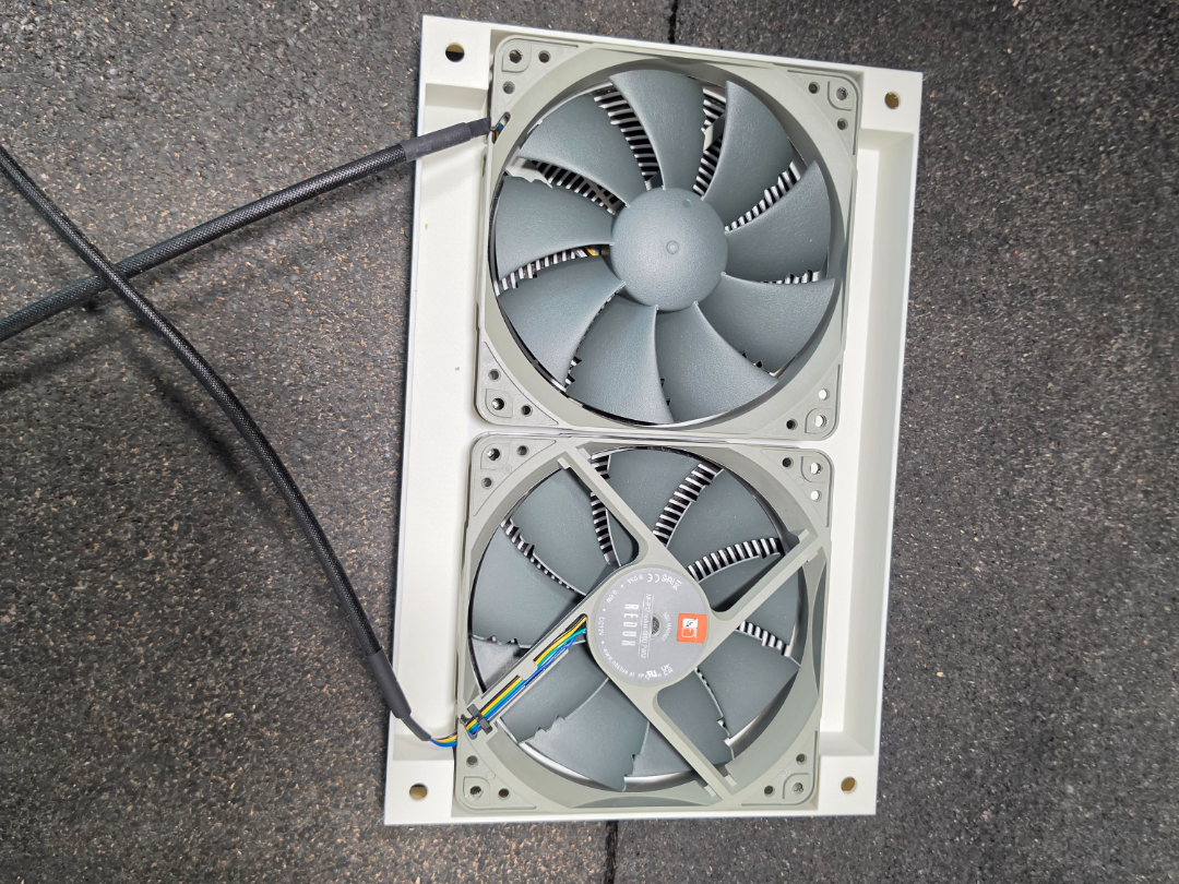 120mm Lüfter Doppel Gehäuse