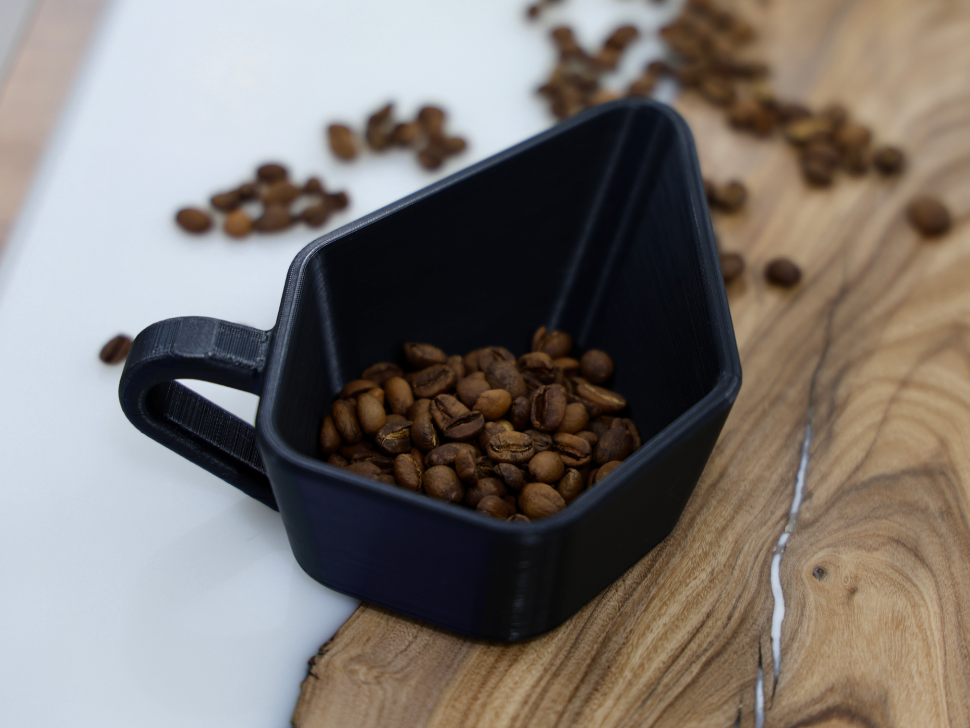 coffee bean dosing cup
