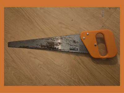 Saw handle without holes