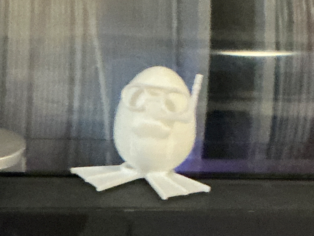 an egg tired of easter hunts