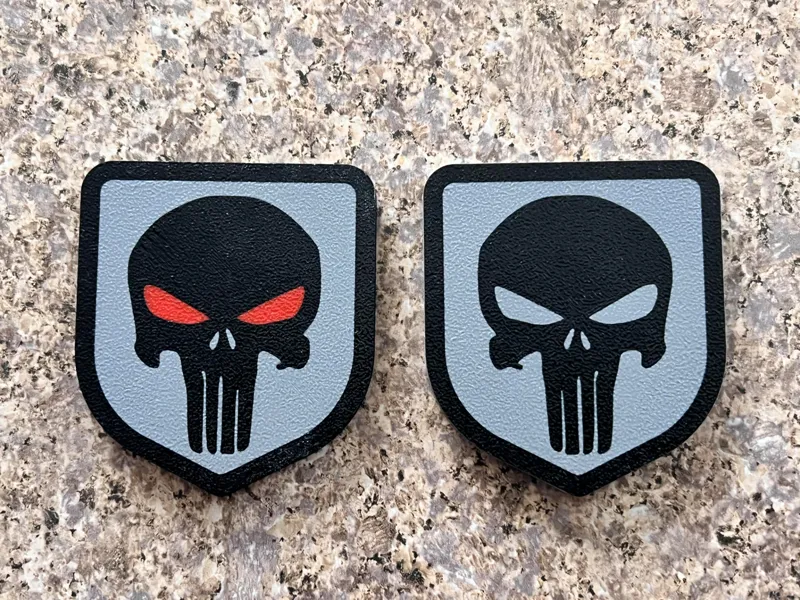 Punisher Car Badge Emblem
