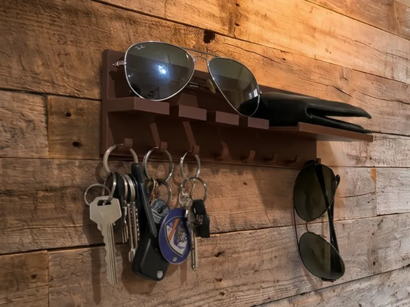 Wall-Mounted Everyday Carry (EDC) Organizer 