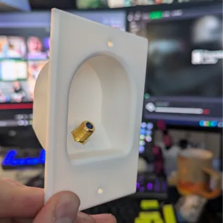 Angled Keystone Face Plate