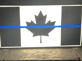 Canadian Thin Blue Line Lightbox