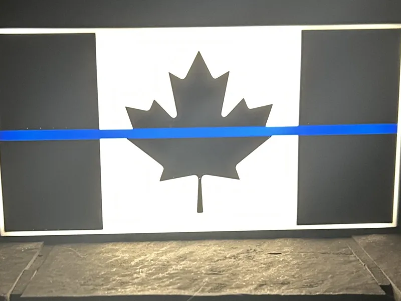 Canadian Thin Blue Line Lightbox