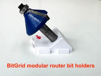 BitGrid modular router bit holders