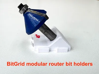 BitGrid modular router bit holders