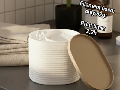 Box/Organizer for cotton sticks and cotton pads