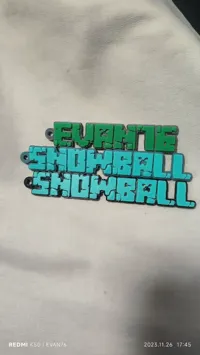 Porte-clés personnalisable Minecraft — photo 1